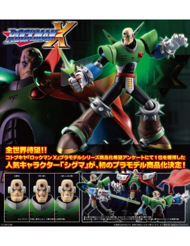 MEGA MAN X - Sigma Mega Man X - Model Kit 21cm 