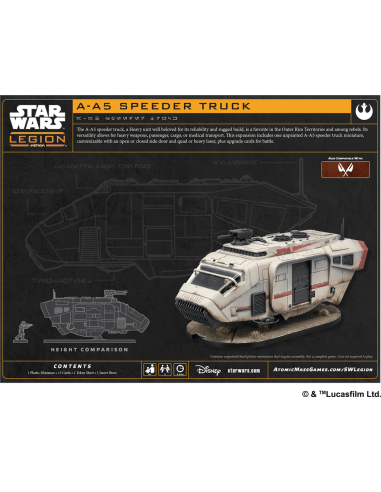 SWL: A-A5 Speeder Truck - Camion Speeder A-A5...