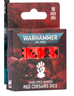 CHAOS SPACE MARINES: RED CORSAIRS DICE