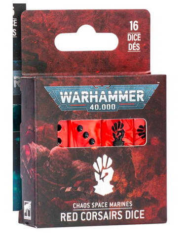 CHAOS SPACE MARINES: RED CORSAIRS DICE
