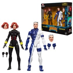 MARVEL - Black Widow & Quicksilver - Figurine Legend Series 15cm 