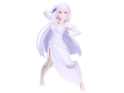 RE ZERO - Emilia - Figurine Espresto 22cm 