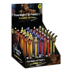 FIVE NIGHTS AT - Stylo à Gel Effaçable +Head Topper (Display de 30pcs) 