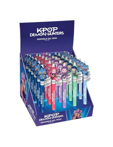 K-POP - Stylo à Gel Effaçable +Head Topper (Display de 30pcs) 