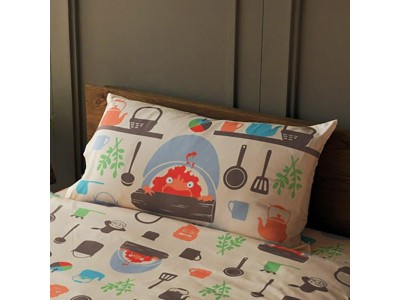 LE CHATEAU AMBULANT - Calcifer - Housse de Coussin Natsu 45x45cm 