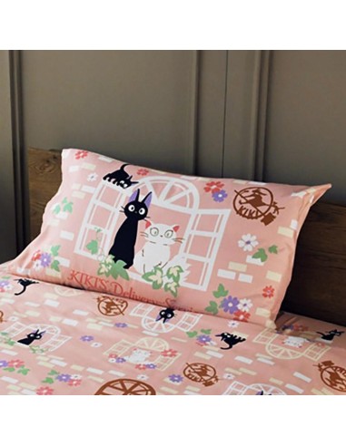 KIKI LA PETITE SORCIERE - Douce Rose - Housse de Coussin Natsu 45x45cm 