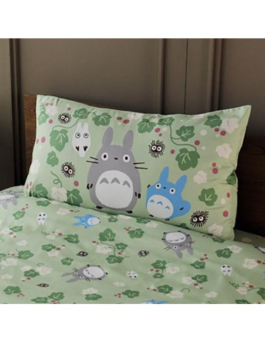 MON VOISIN TOTORO - Totoro Feuille - Housse de Coussin Natsu 45x45cm 