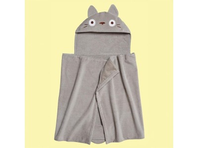 MON VOISIN TOTORO - Totoro Gris - Cape de bain Natsu 70x140cm 