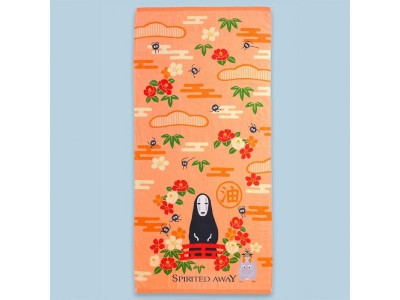 LE VOYAGE DE CHIHIRO - No Face & Fleurs - Serviette de bain 70x140cm 