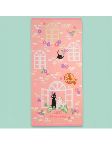 KIKI LA PETITE SORCIERE - Douce Rose - Serviette de bain 70x140cm 
