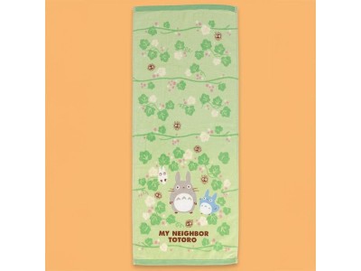 MON VOISIN TOTORO - Totoro Feuille Verte - Serviette Natsu 34x80cm 