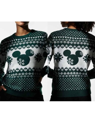 DISNEY - Mickey Mouse - Pull de Noël Femme (M) 
