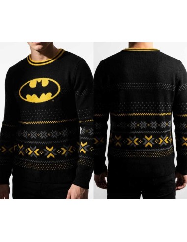 DC - Batman - Pull de Noël Homme (M) 