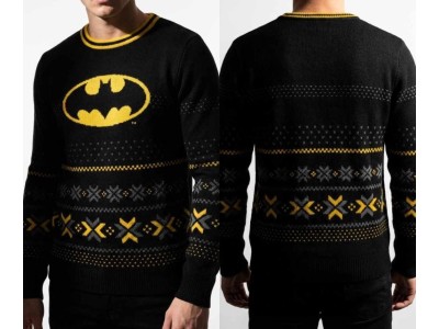 DC - Batman - Pull de Noël Homme (M) 