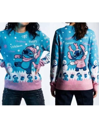 LILO & STITCH - Stitch - Pull de Noël Femme (XL) 