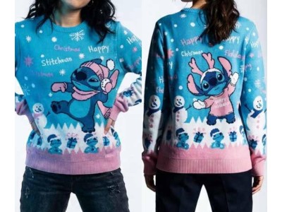 LILO & STITCH - Stitch - Pull de Noël Femme (XL) 