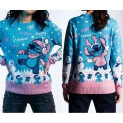 LILO & STITCH - Stitch - Pull de Noël Femme (S) 