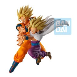 DRAGON BALL Z - Son Goku & Son Gohan - Figurine Spectacle Battle 18cm 