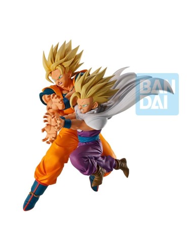DRAGON BALL Z - Son Goku & Son Gohan - Figurine Spectacle Battle 18cm 