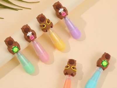 KAWAII - Capybara - Display de Surligneurs - 6pc. 