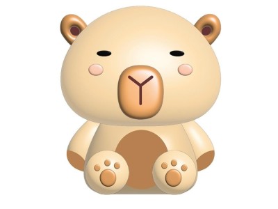 KAWAII - Capybara - Balle anti-stress 
