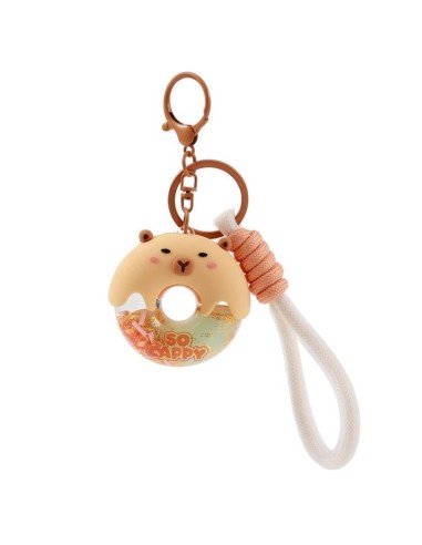 KAWAII - Donut Capybara - Porte-Clés 