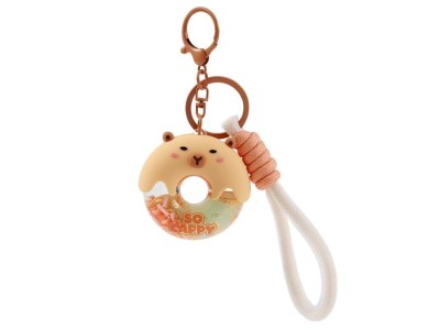 KAWAII - Donut Capybara - Porte-Clés 
