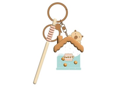 KAWAII - House Capybara - Porte-Clés 
