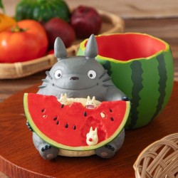 MON VOISIN TOTORO - Totoro Pastèque - Diorama Planter 16.5x13.5x18.5cm 