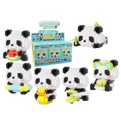 KAWAII BOX - Panda Pals - Kit de Construction (6pcs) 180 à 225pcs 