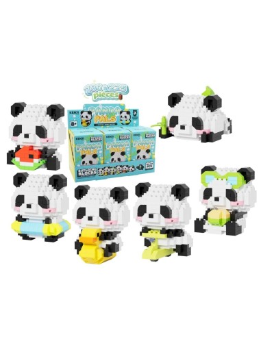 KAWAII BOX - Panda Pals - Kit de Construction (6pcs) 180 à 225pcs 