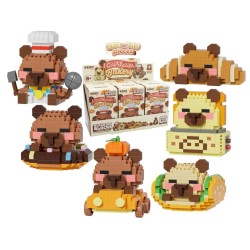 KAWAII BOX - Capybara Bakery - Kit de Construction (6pcs) 200 à 340pcs 