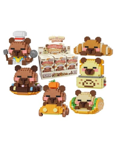 KAWAII BOX - Capybara Bakery - Kit de Construction (6pcs) 200 à 340pcs 