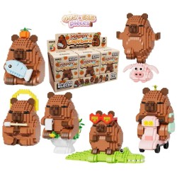 KAWAII BOX - Happy Capybara - Kit de Construction (6pcs) 405 à 615pcs 
