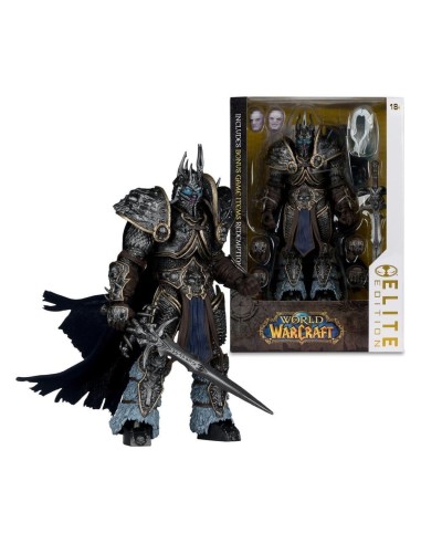 WORLD OF WARCRAFT - Roi Liche - Figurine Elite Edition 18cm 