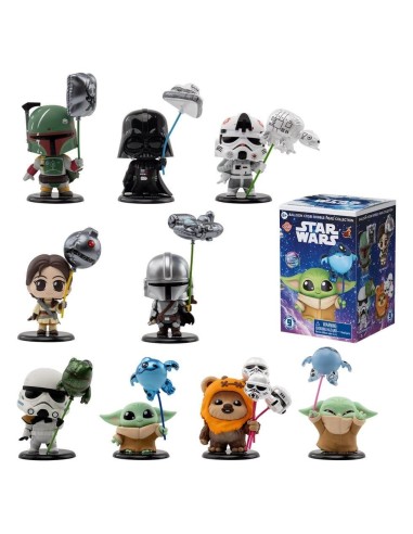 STAR WARS - Balloon Cosbi - Assort 8 Figurines BLIND BOX 