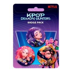 K-POP DEMON HUNTERS - Pack 3 Badges 