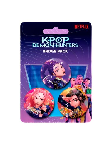 K-POP DEMON HUNTERS - Pack 3 Badges 