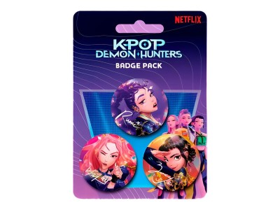 K-POP DEMON HUNTERS - Pack 3 Badges 