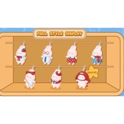 MOMO BUNNY - Vibrant Series - Blind Box Set 6 Peluche 