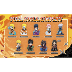 NARUTO SHIPPUDEN - Great Ninja Vol 1 - Blind Box Set 8 Figurine TBAcm 