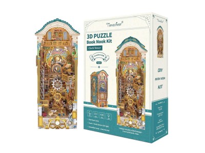 BOOK NOOK KIT - DIY- Tour de l'horloge - 430pcs + LED Light 