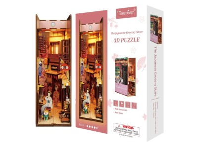 BOOK NOOK KIT - DIY- Epicerie Japonaise - 134pcs + LED Light 