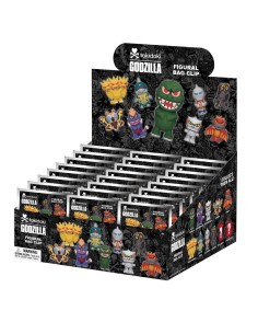 TOKIDOKI X GODZILLA - Series 1 - 3D Foam Bag Clip (Display 24 Pcs) 