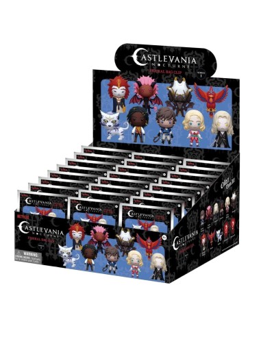 CASTLEVANIA NOCTURNE - Series 1 - 3D Foam Bag Clip (Display 24 Pcs) 