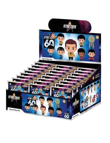 STAR TREK - Series 1 - 3D Foam Bag Clip (Display 24 Pcs) 