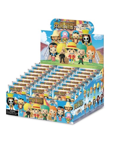 ONE PIECE - Series 1 - 3D Foam Bag Clip (Display 24 Pcs) 