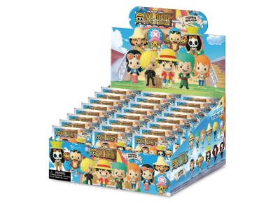 ONE PIECE - Series 1 - 3D Foam Bag Clip (Display 24 Pcs) 