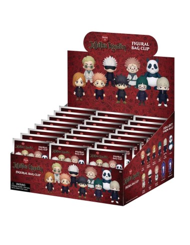 JUJUTSU KAISEN - Series 1 - 3D Foam Bag Clip (Display 24 Pcs) 