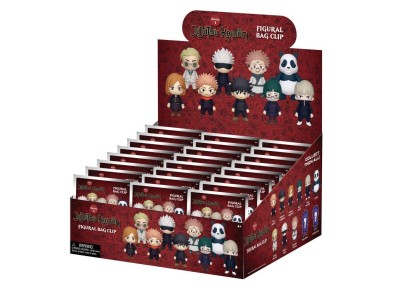 JUJUTSU KAISEN - Series 1 - 3D Foam Bag Clip (Display 24 Pcs) 